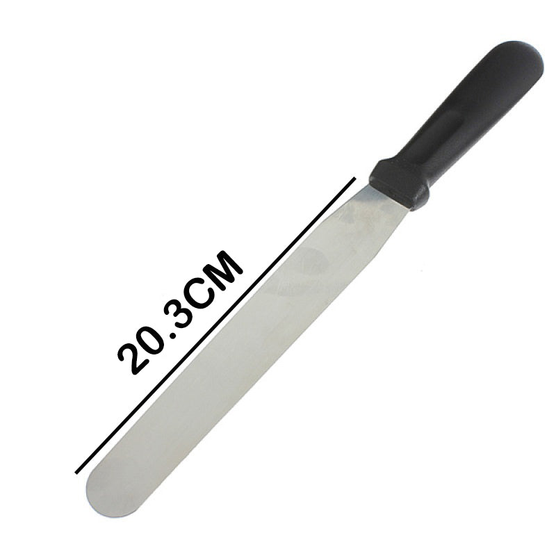 Cake Palette Knife Steel With Plastic Handle 8 inch