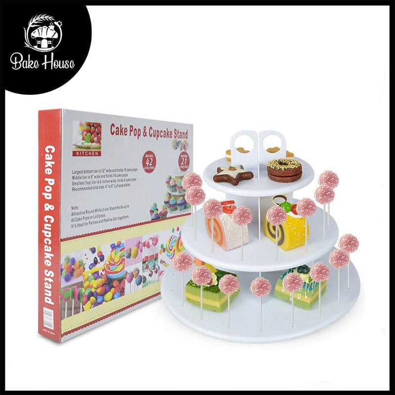 Cake Pop and Cupcake Stand Plastic