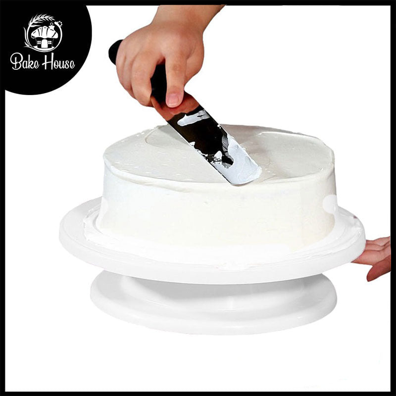 Cake Rotating Turntable Round Plastic 27cm