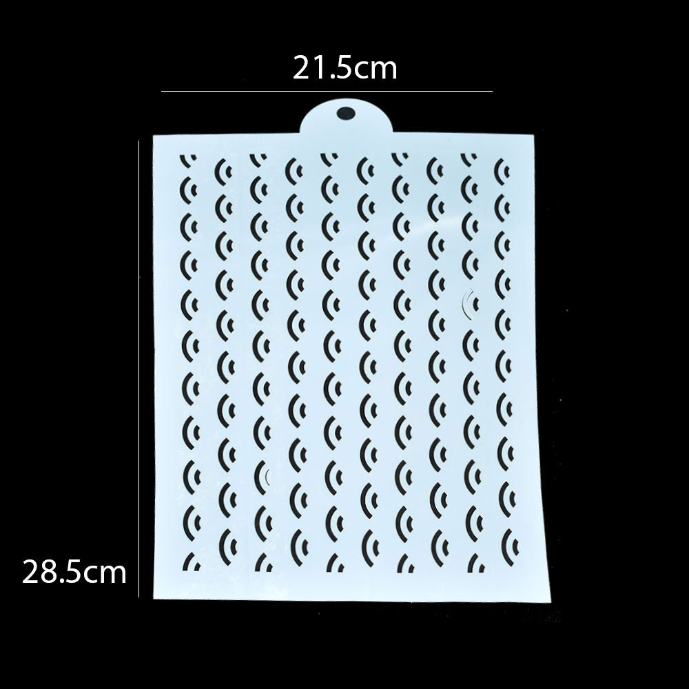 Cake Stencil Size (6) (Design 1)