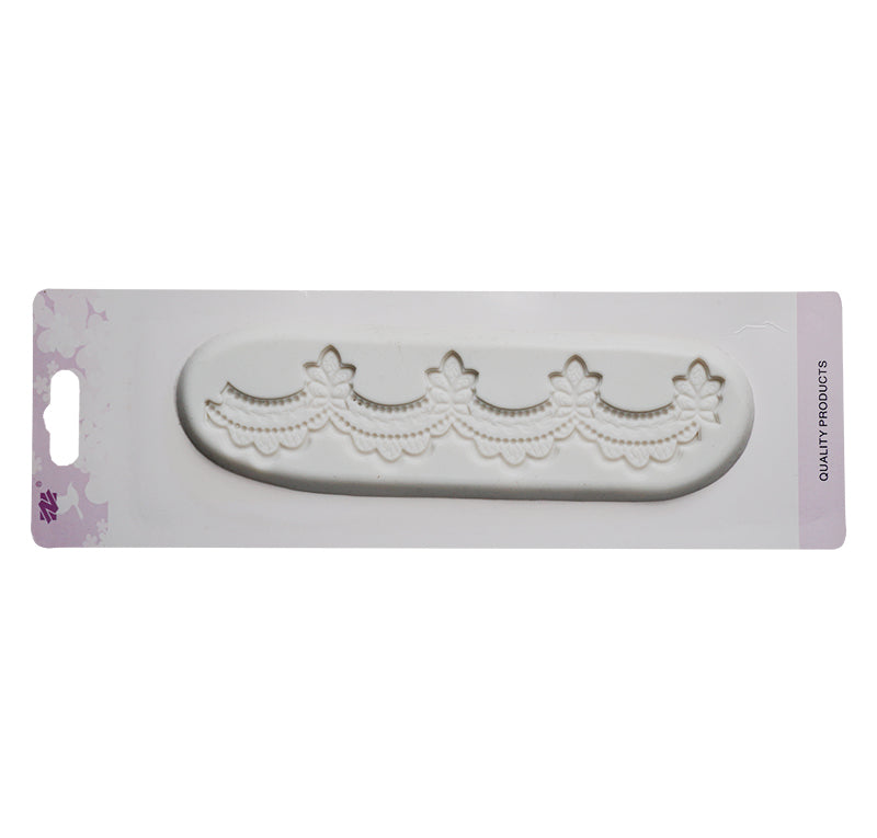 Cake Surrounding Decorating Border Silicone Fondant Mold Design 01