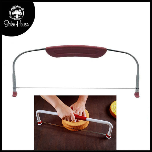 Cake Wire Leveler Slicer Steel Plastic Handle