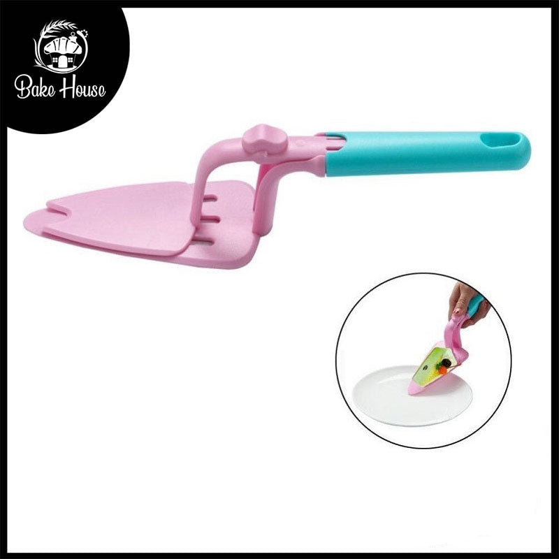 Cake And Pizza Shovel With Push Button Plastic