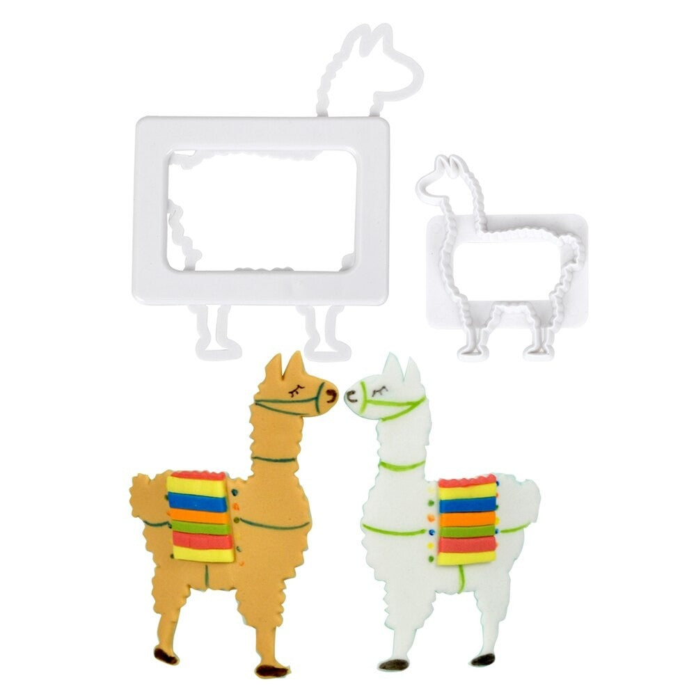Camel Fondant & Cookie Cutter 2Pcs Set Plastic