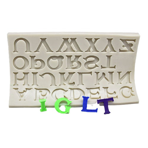 Capital Letter Silicone Fondant & Chocolate Mold