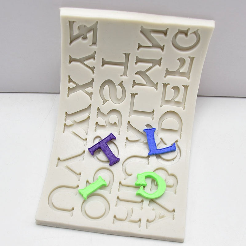 Capital Letter Silicone Fondant & Chocolate Mold