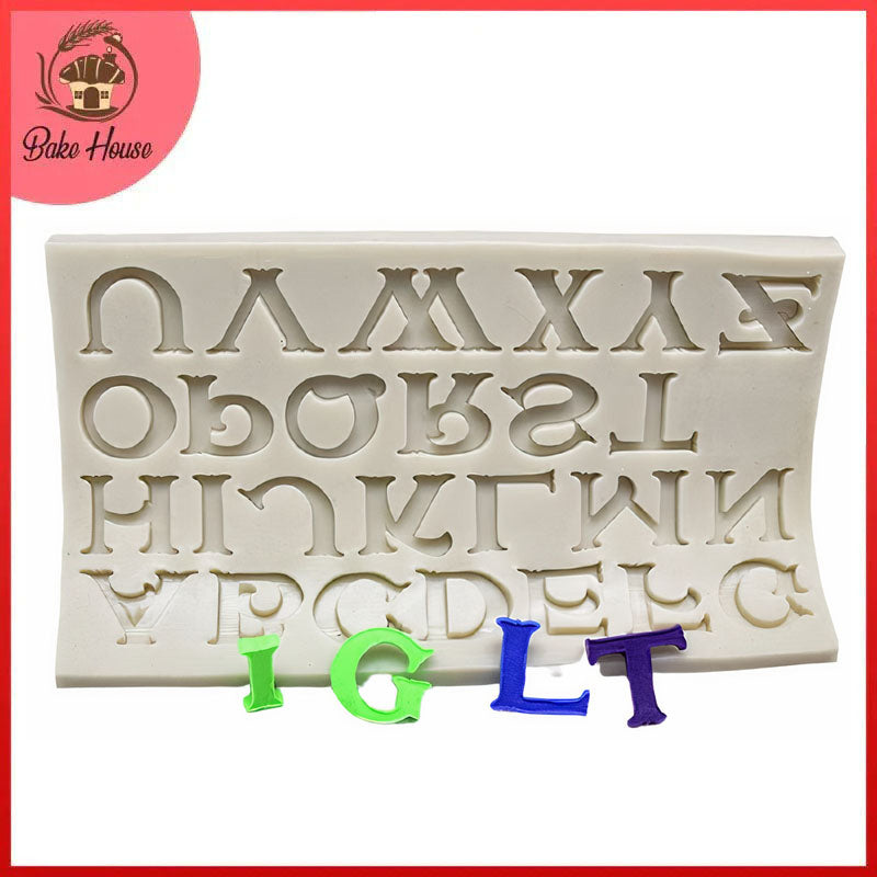 Capital Letter Silicone Fondant & Chocolate Mold