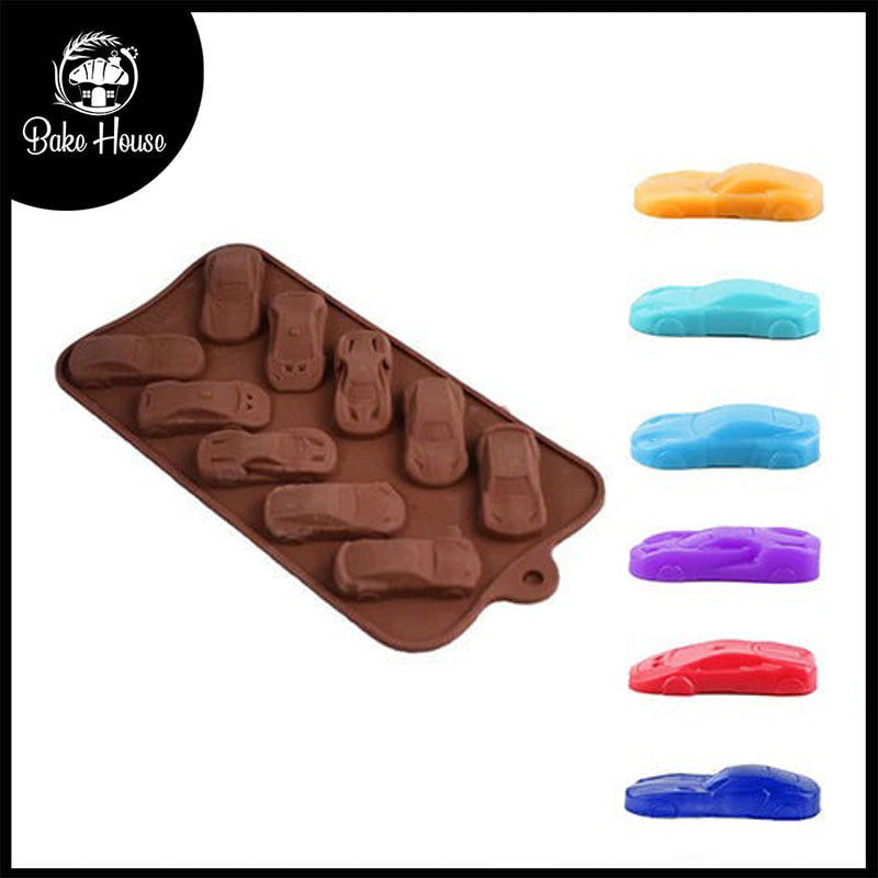 Car Shape Silicone Chocolate Mold 10 Cavity