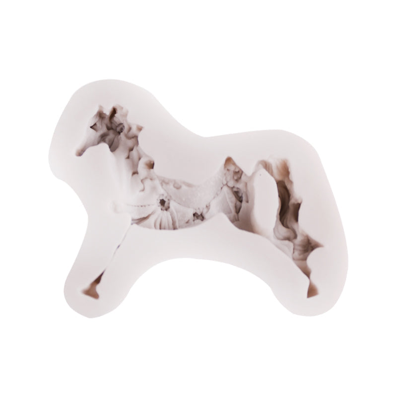 Carousel Horse Silicone Fondant Mold (Design 03)