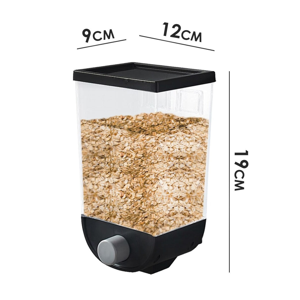 Cereal Dispenser Plastic 1L=1KG