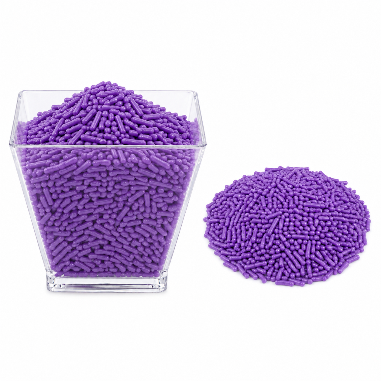 Edible Cake Decorating Vermicelli 200g Pack (Purple)