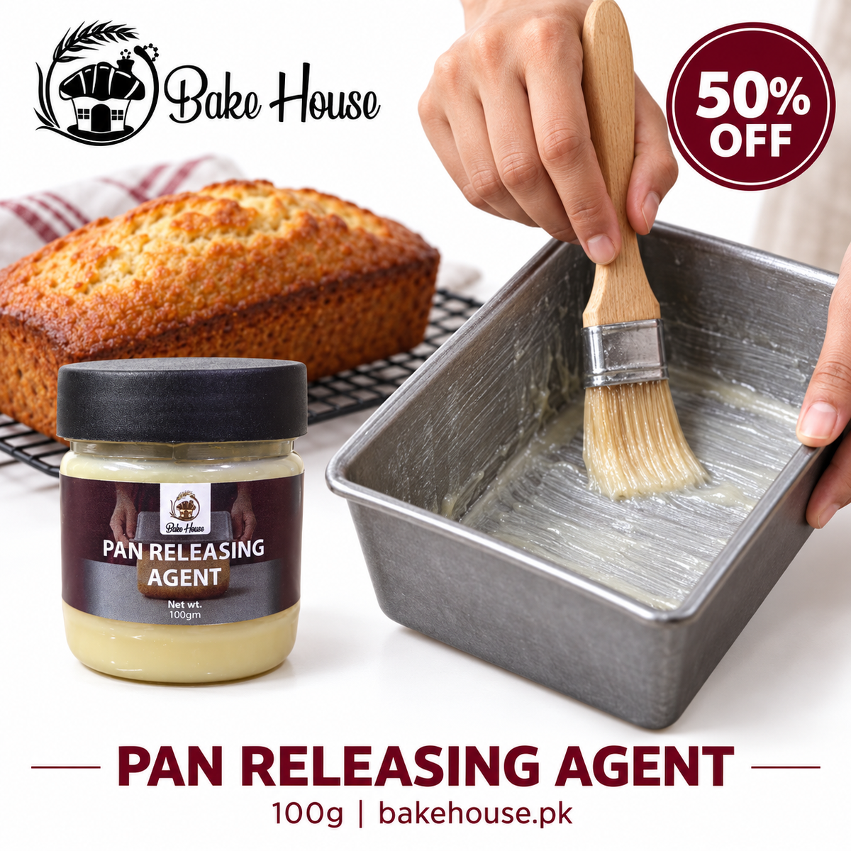 Bake House Pan Releasing Agent – 100g