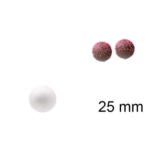 Chocolate Foam Ball 25mm 22Pcs Pack