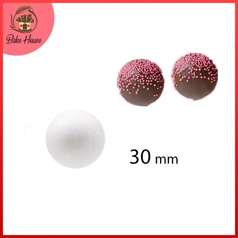 Chocolate Foam Ball 30mm 12Pcs Pack