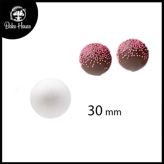 Chocolate Foam Ball 30mm 12Pcs Pack