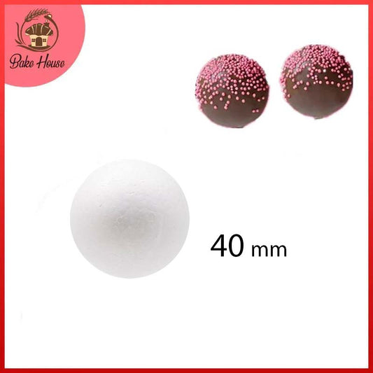 Chocolate Foam Ball 40mm 12Pcs Pack