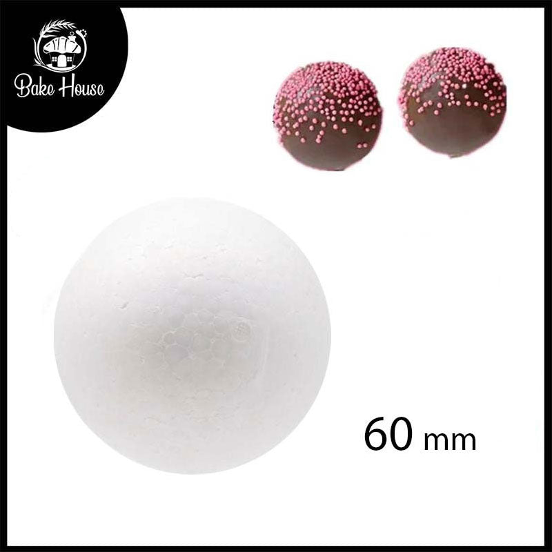 Chocolate Foam Ball 60mm 6Pcs Pack