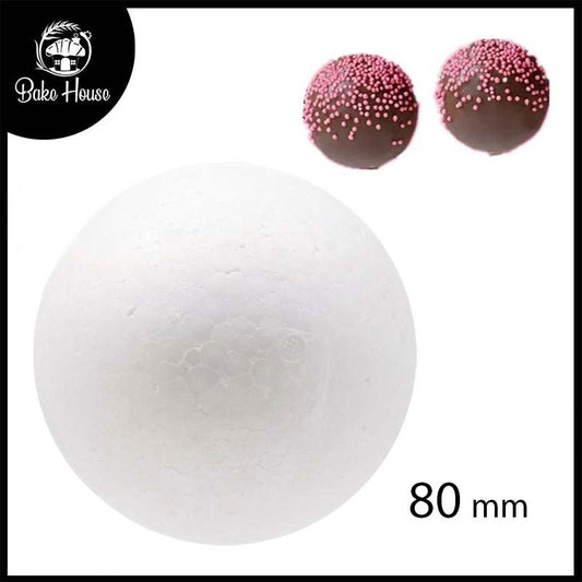 Chocolate Foam Ball 80mm 3Pcs Pack