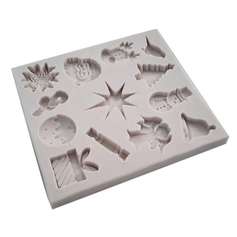 Christmas Theme Silicone Fondant Mold