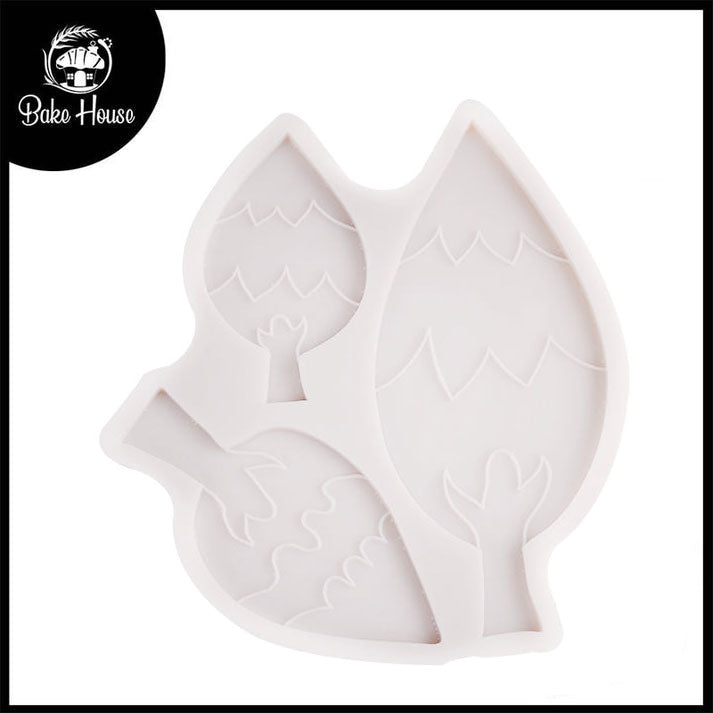 Christmas Tree Silicone Fondant Mold 3 Cavity