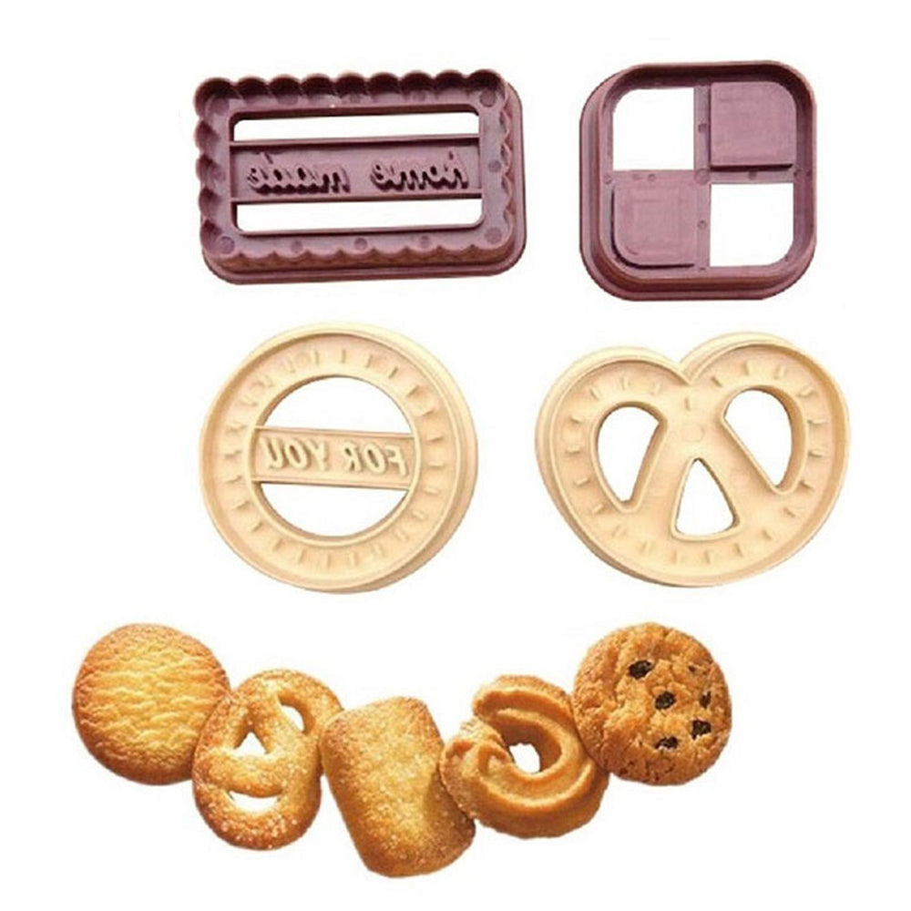 Classical Denmark Cookie Cutter 4Pcs Set Plastic