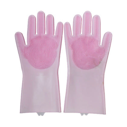 Cleaning Gloves Silicone 2Pcs Set