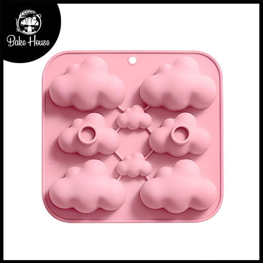 Clouds Silicone Fondant And Chocolate Mold 8 Cavity