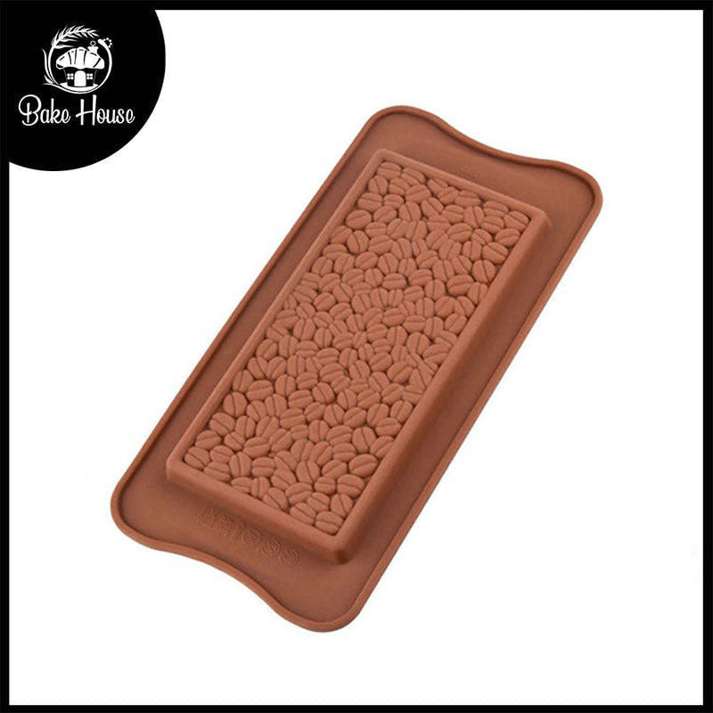 Coffee Bean Silicone Chocolate Bar Mold