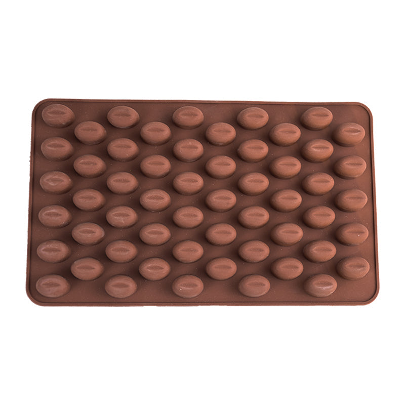 Coffee Bean Silicone Chocolate & Candy Mold 55 Cavity