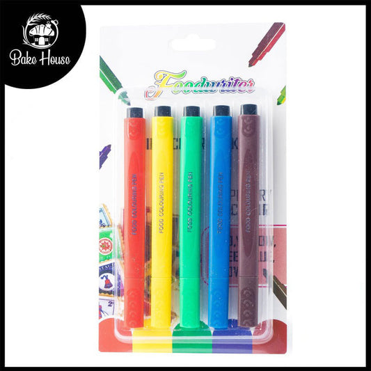Colorful Edible Food Markers 5Pcs Set