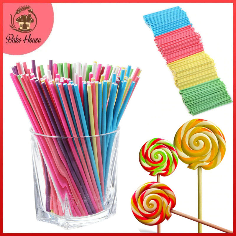 Colorful Lollipop Sticks 50Pcs Set