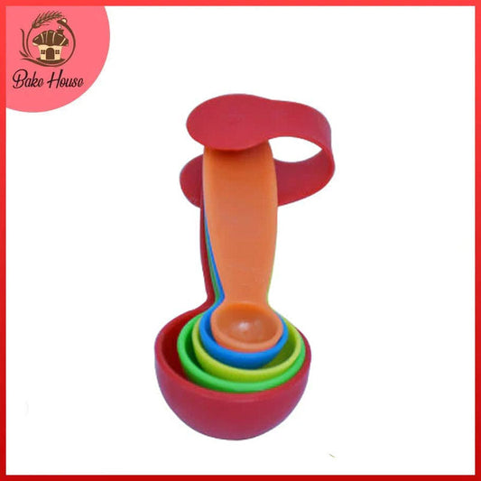 Colorful Measuring Spoons 5Pcs Set Plastic