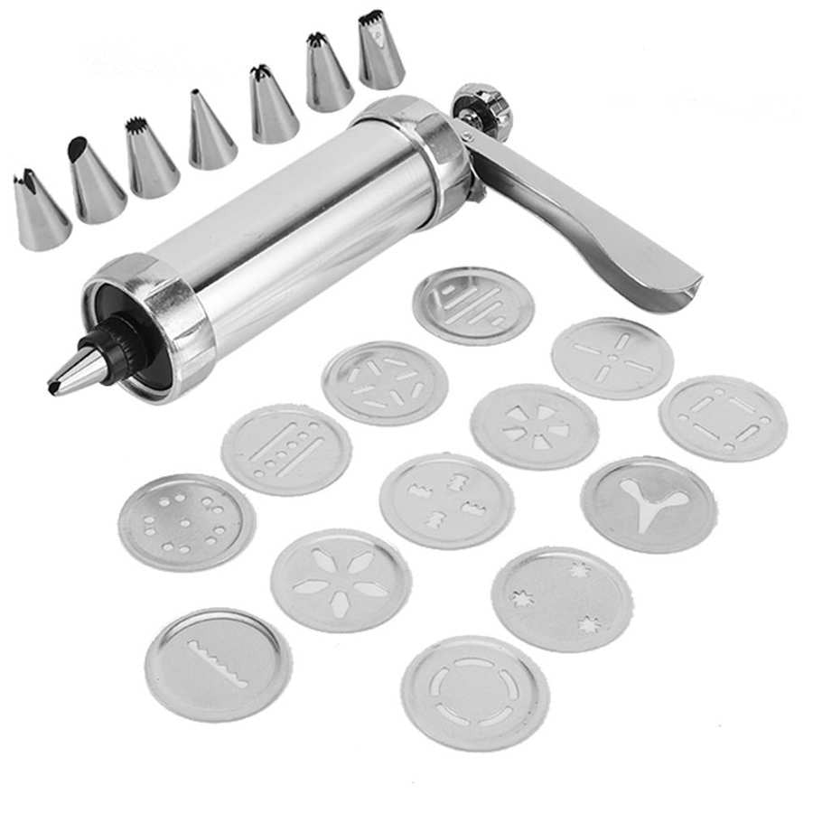 Cookie Press & Icing Complete Set Stainless Steel
