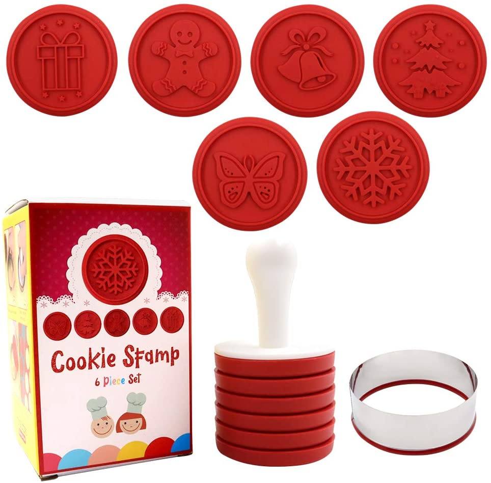 Cookie Stamp 6 Piece Set Different Designs