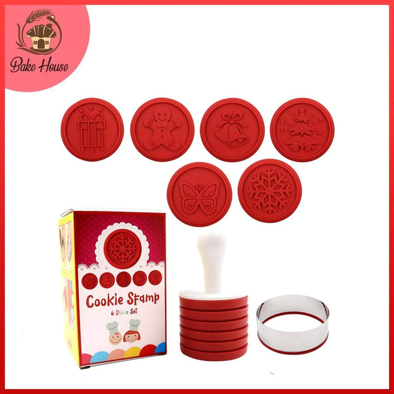 Cookie Stamp 6 Piece Set Different Designs