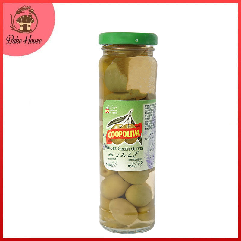 Coopoliva Whole Green Olives 142gm