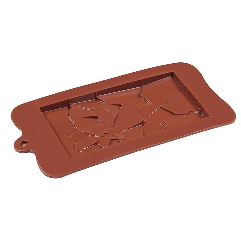 Cracked Pattern Chocolate Bar Mold Silicone