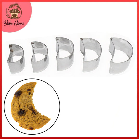 Crescent Moon Cookie Cutter Stainless Steel 5Pcs Set