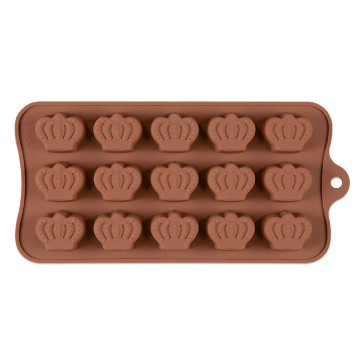 Crown Silicone Chocolate & Candy Mold 15 Cavity