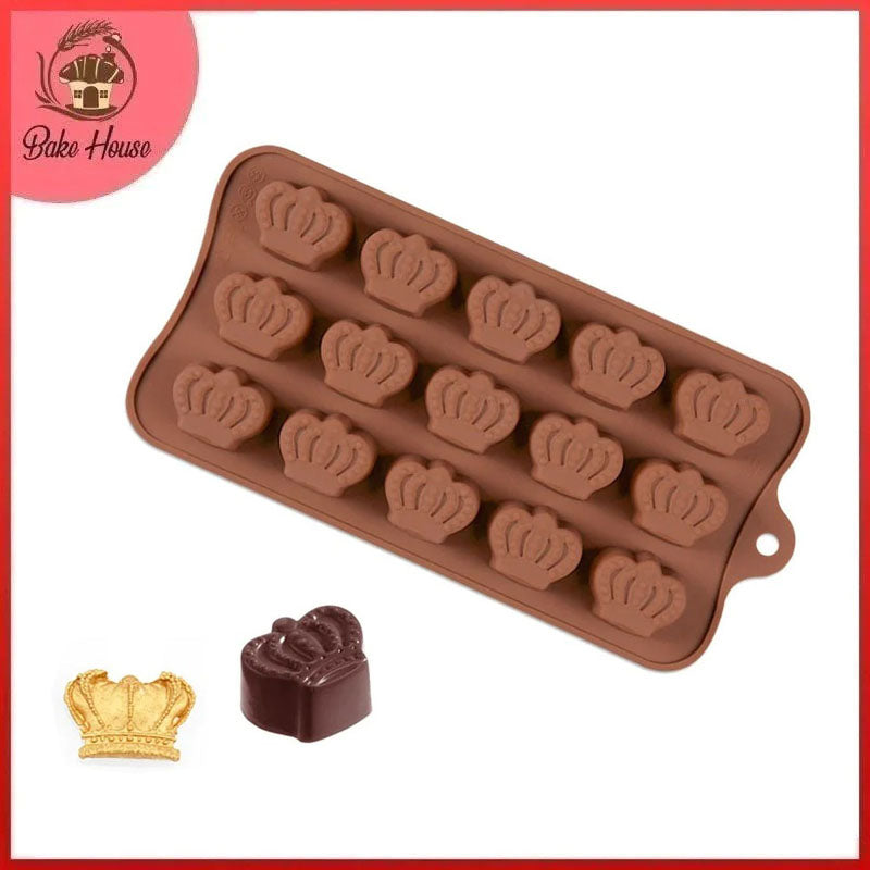 Crown Silicone Chocolate & Candy Mold 15 Cavity