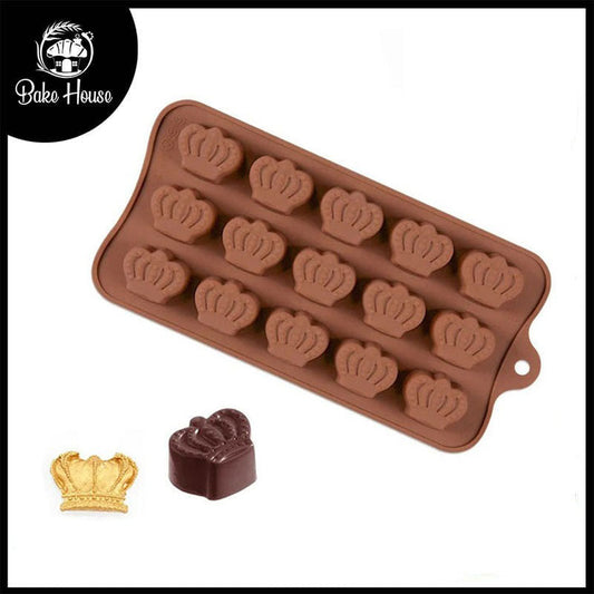 Crown Silicone Chocolate & Candy Mold 15 Cavity