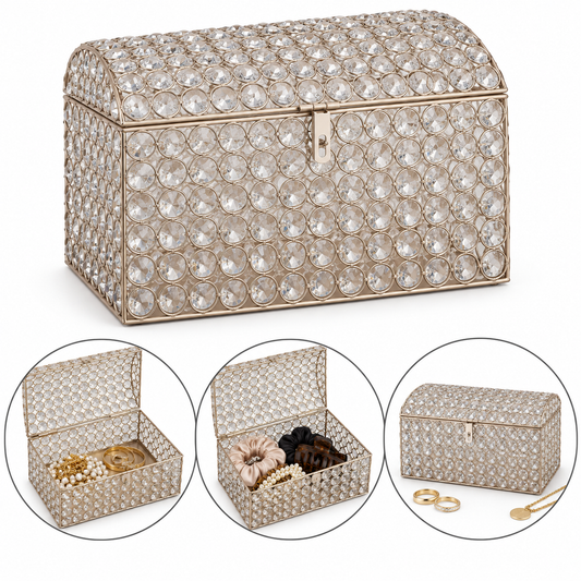 Crystal Jewellery & Accessories Storage Box
