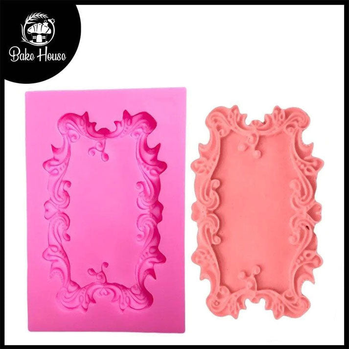 Cube Picture Frame Silicone Fondant & Chocolate Mold