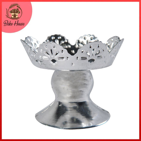 Cupcake Plastic Stand Silver (Design 2)