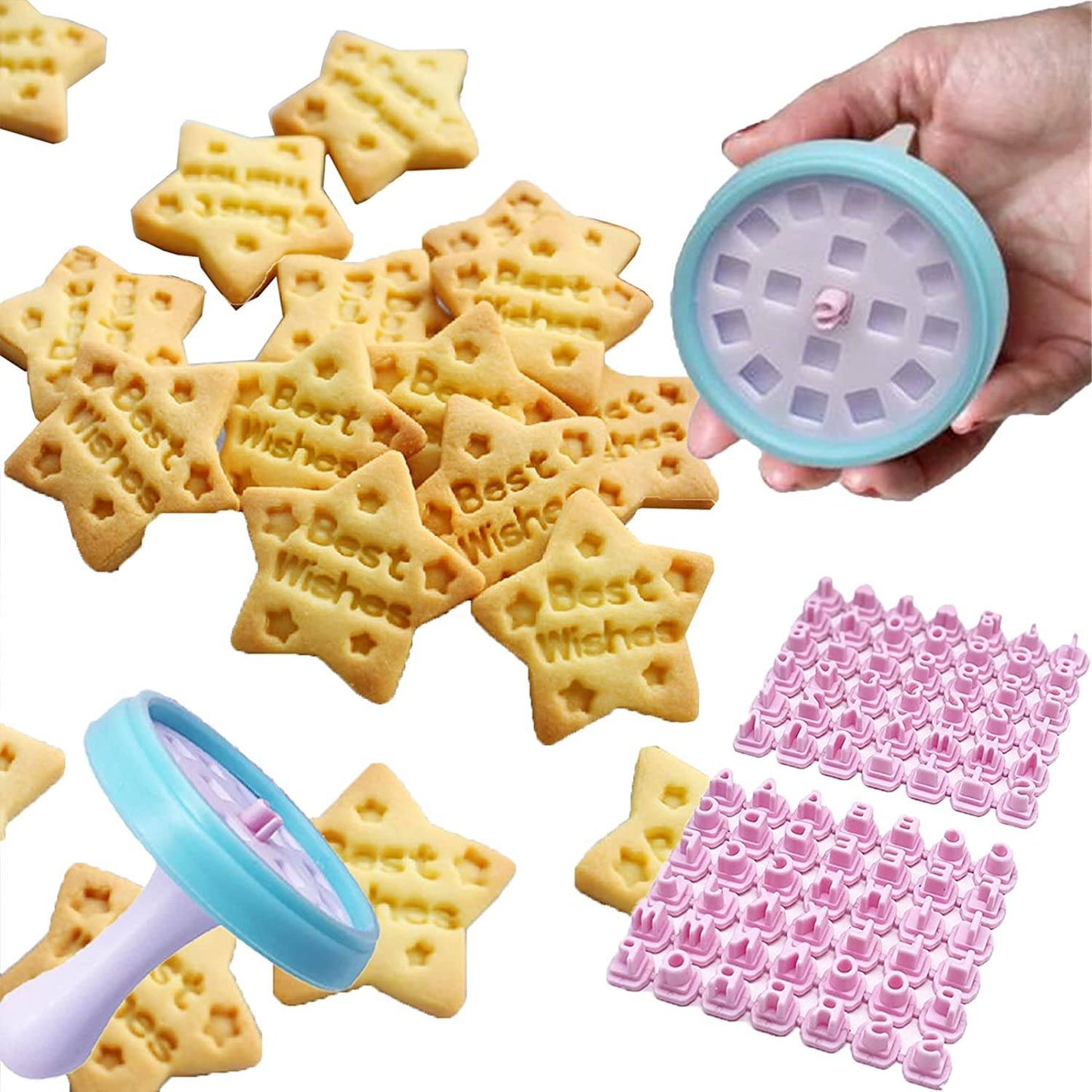 Customisable Cookies Alphabet Stamper