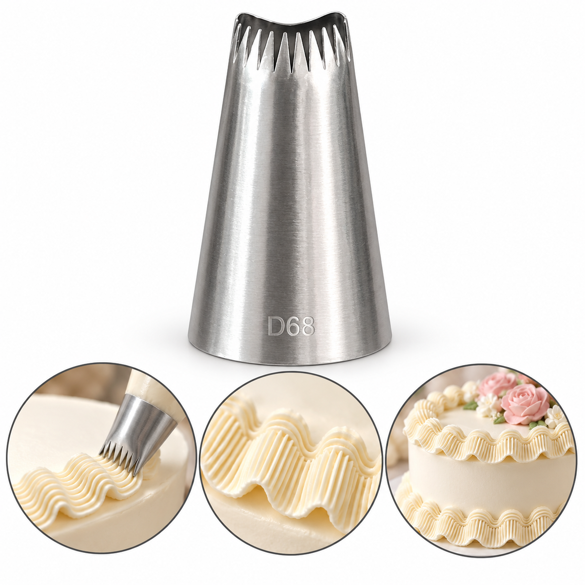 D68 Icing Nozzle Stainless Steel