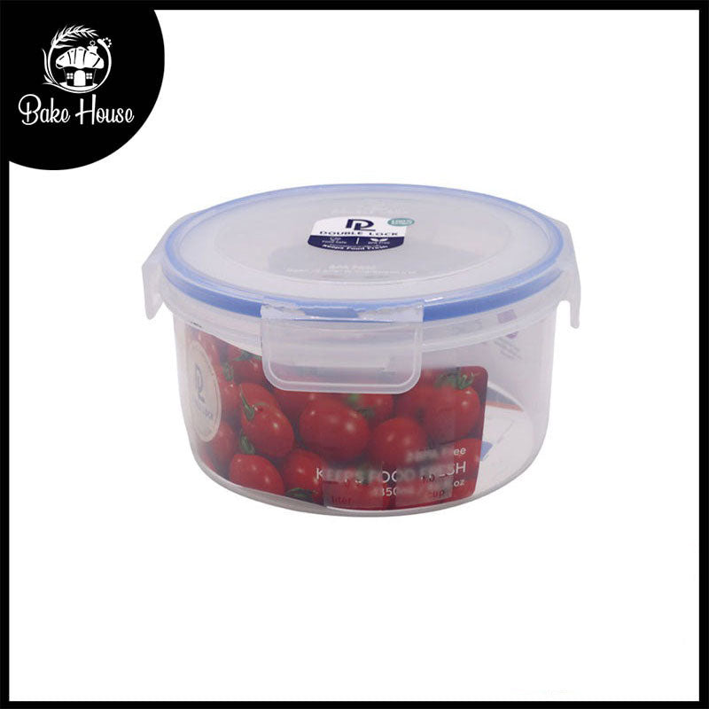 DL Airtight Plastic Round Storage Box 550ml