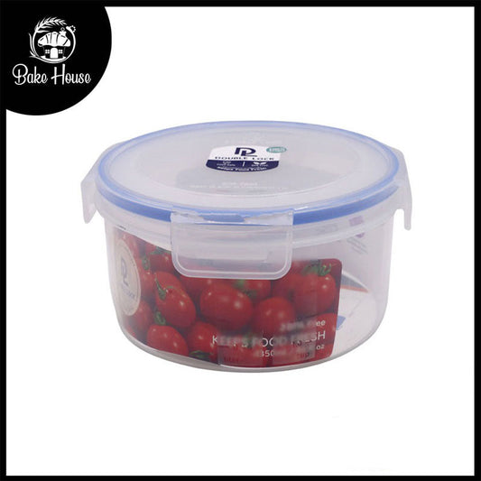 DL Airtight Plastic Round Storage Box 700ml