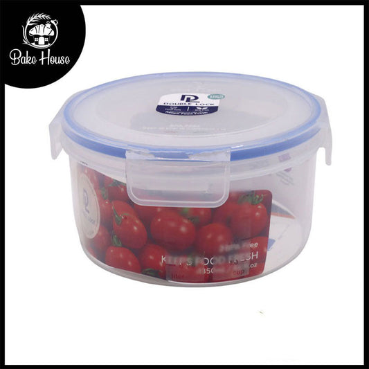 DL Airtight Plastic Round Storage Box 820ml