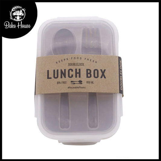 DL Rectangle Lunch Box 2 Compartment 1200ml